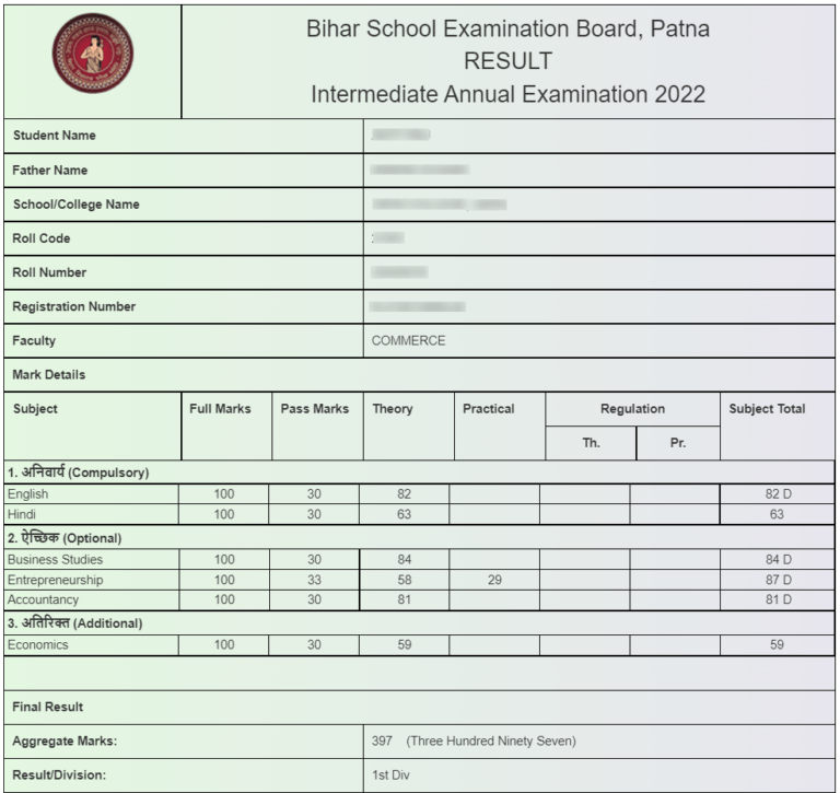 Bihar Board Result 2024: Bihar Board 10th Result 2024 Download Link ...